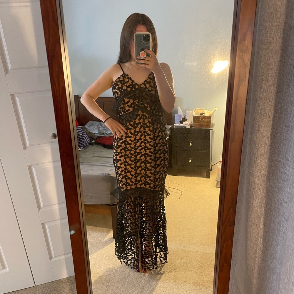 Strappy mermaid dress